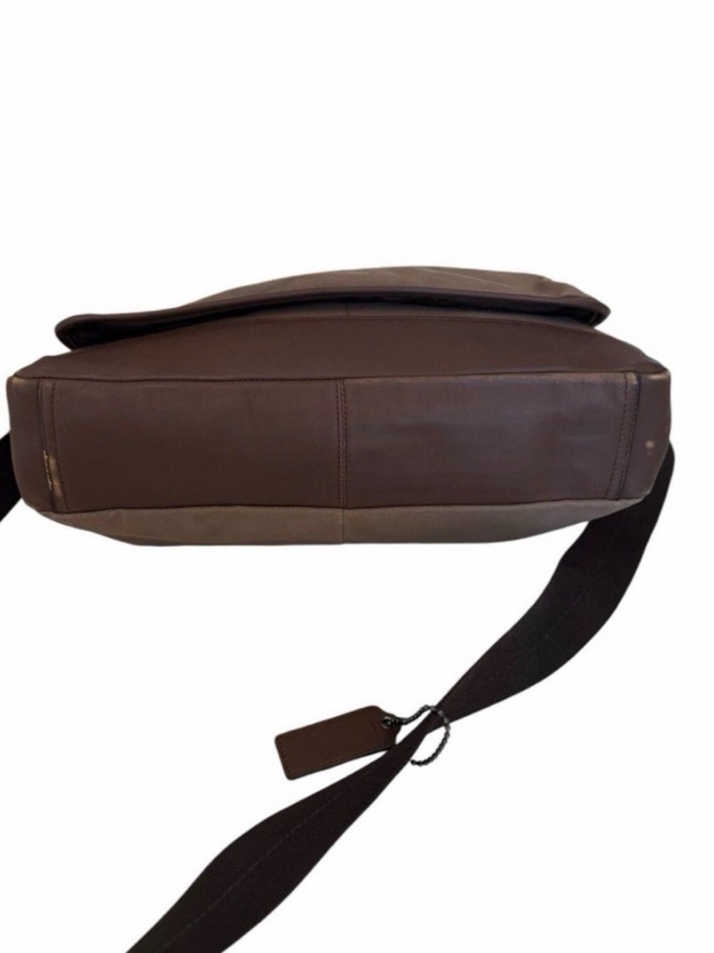 COACH Camden Canvas Brown Canvas Messenger Bag - Picture 7 of 11